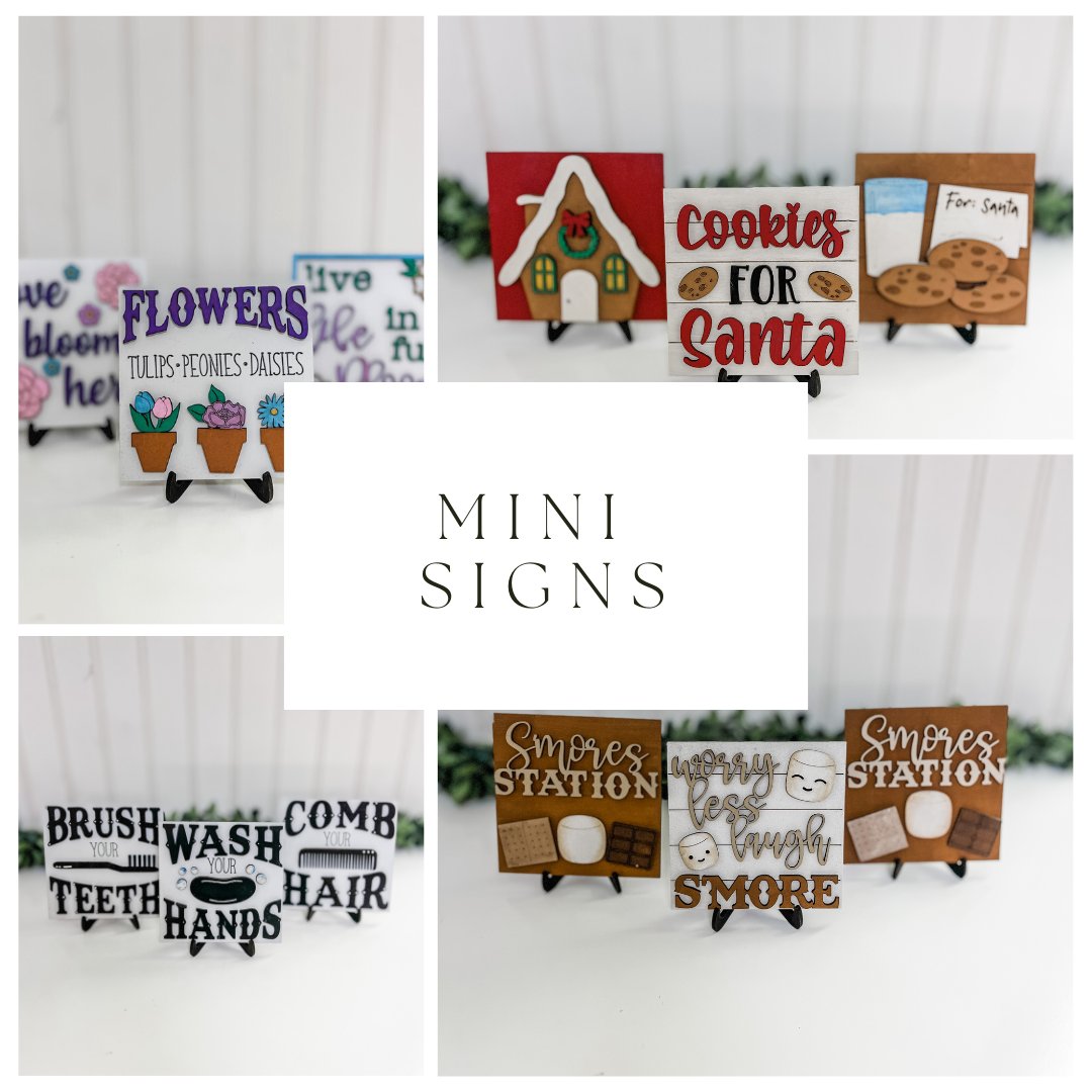 Mini Ladder Signs