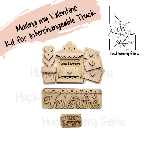 Mailing my Valentine interchangeable truck kit