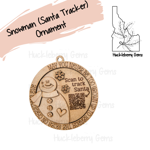 Snowman (Santa Tracker) Ornaments / Banners