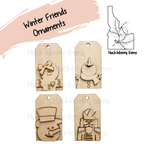 Winter Friends Ornaments / Banners