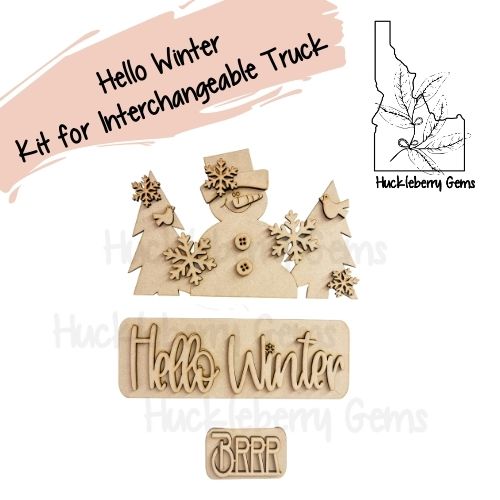 Hello Winter Interchangeable Truck Stand Kit