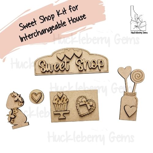 Sweet Shop Interchangeable House