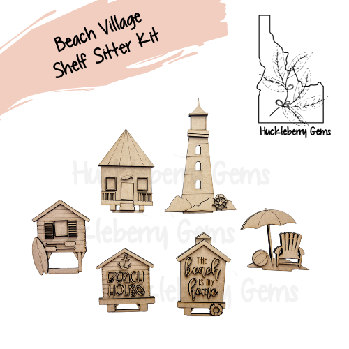 Beach Village Shelf Sitter