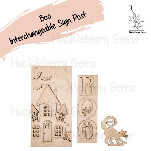 Boo Kit for Sign Post