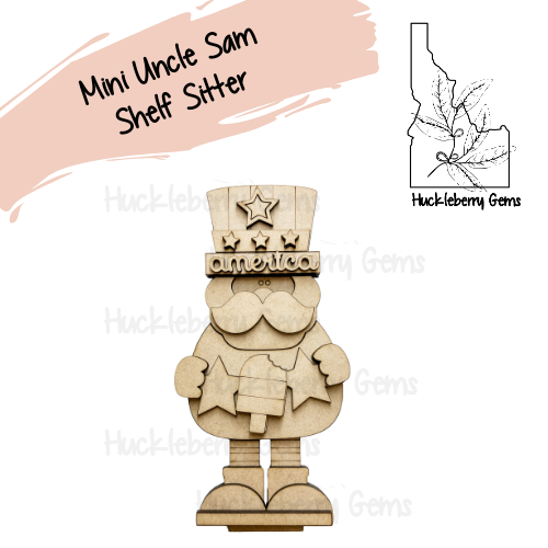 Mini Uncle Sam Shelf SItter