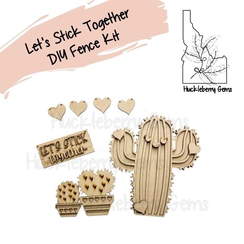 Let's Stick Together interchangeable fence kit