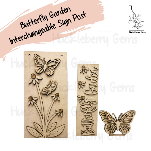 Butterfly Garden Kit for Sign Post
