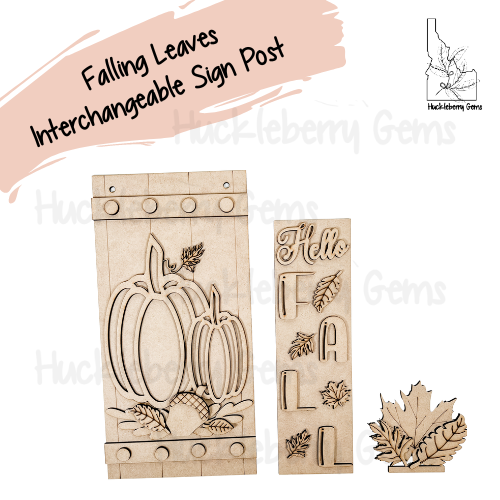 Falling Leaves Kit for Sign Post