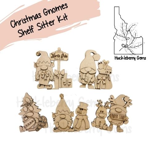 Christmas Gnomes Shelf Sitters