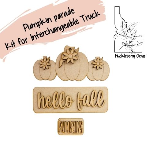 Pumpkin Parade Interchangeable Truck Stand