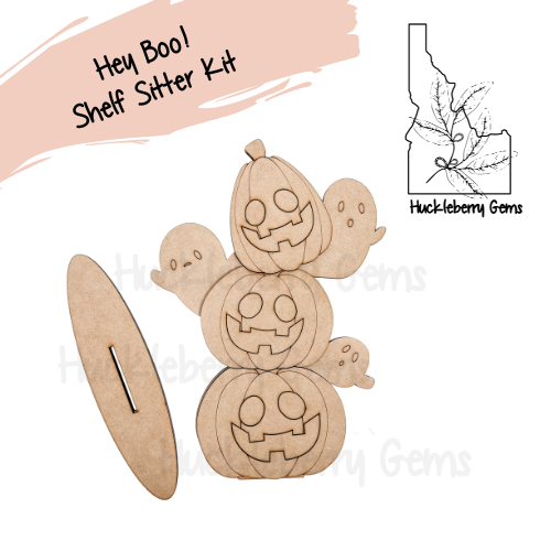 Hey Boo! Shelf Sitter