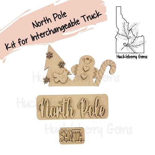 North Pole Interchangeable Truck Stand