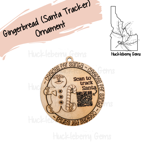 Gingerbread (Santa Tracker) Ornaments / Banners