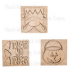 Tricks no treats Mini Signs