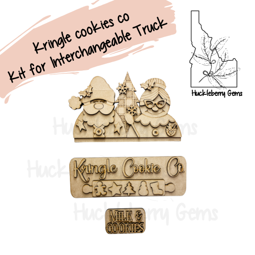 Kringle Cookies Co Interchangeable Truck Stand