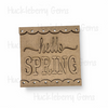 Hello Spring Mini Signs