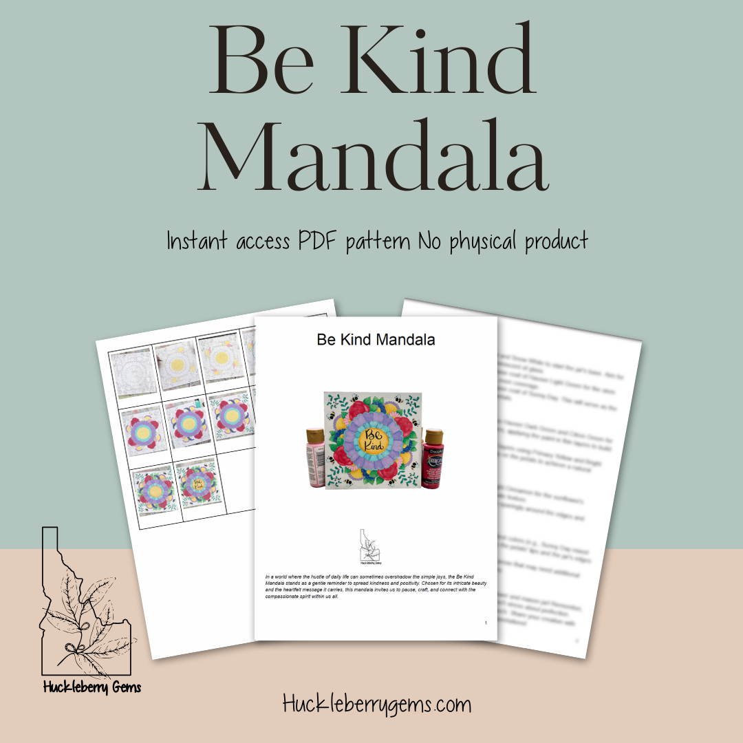 Be Kind Mandala