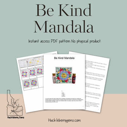 Be Kind Mandala