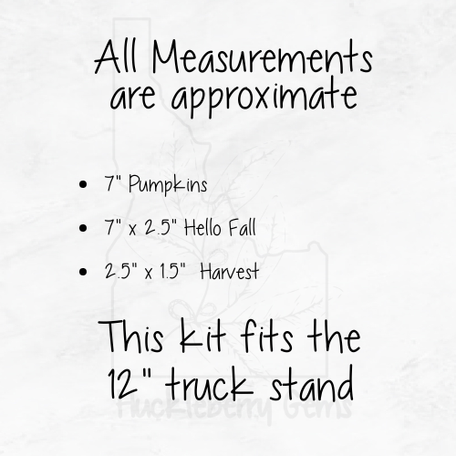 Fall Harvest Interchangeable Truck Stand