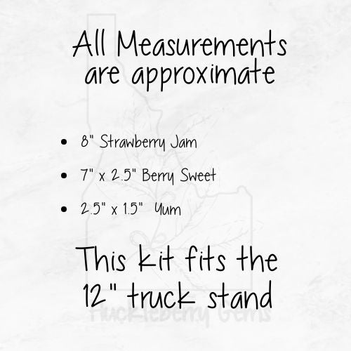 Berry Sweet Interchangeable Truck Stand