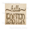 Hello Easter  Mini Signs