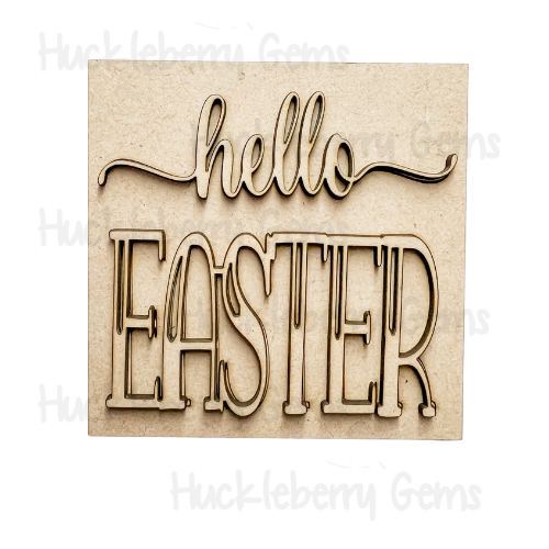 Hello Easter  Mini Signs
