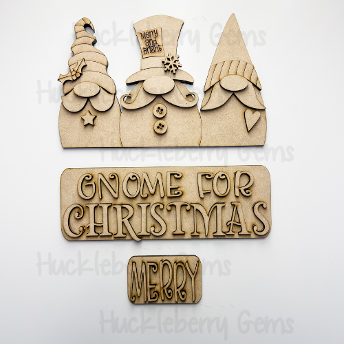 Gnome for Christmas Interchangeable Truck Stand