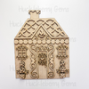 Large Gingerbread Homes Shelf Sitter