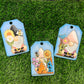 Blooming Gnomes wood tags