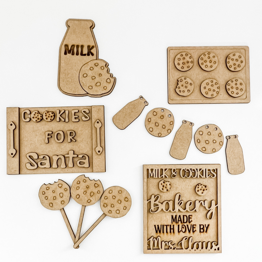 Milk & Cookies Tiered Tray Kit