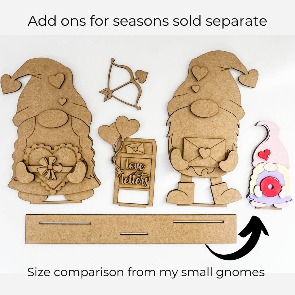 Large Standing Gnomes Interchangeable