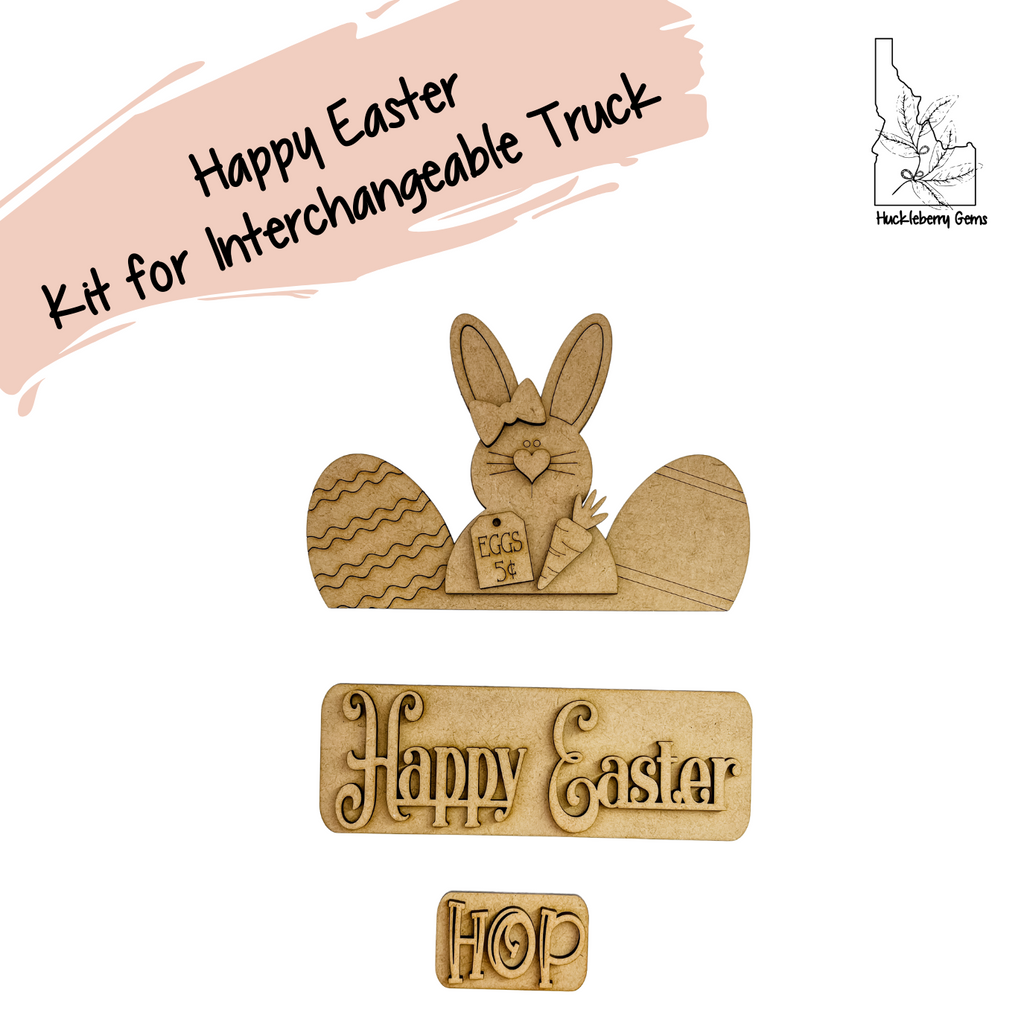 Happy Easter Kind Interchangeable Truck Stand