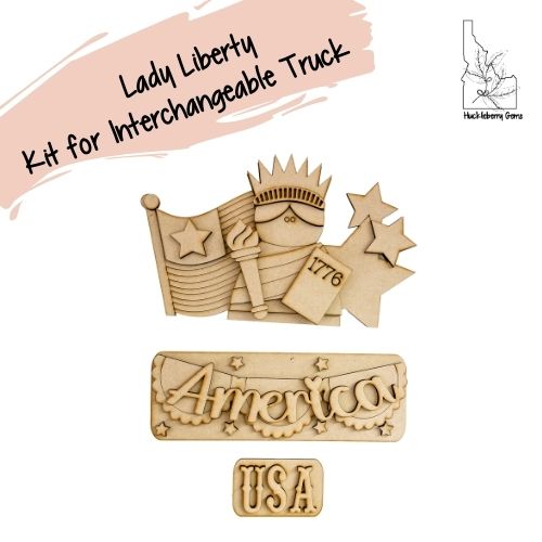 Lady Liberty Interchangeable Truck Stand