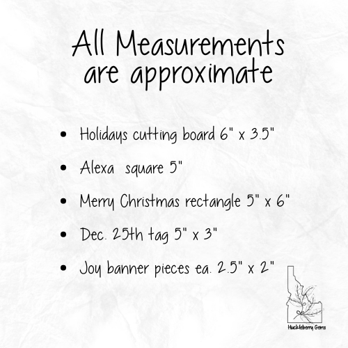 Christmas tiered tray kit