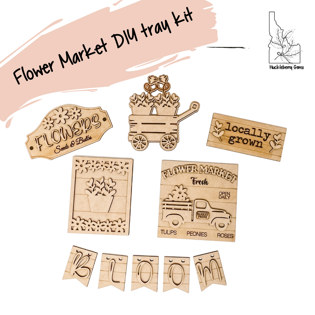 Flower Market Tiered Tray Kit