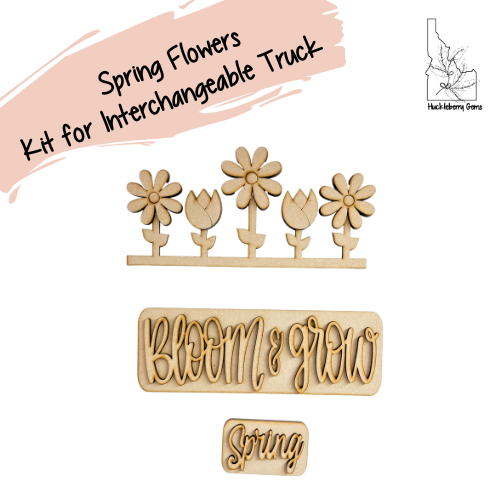Spring Flowers Interchangeable Truck Stand